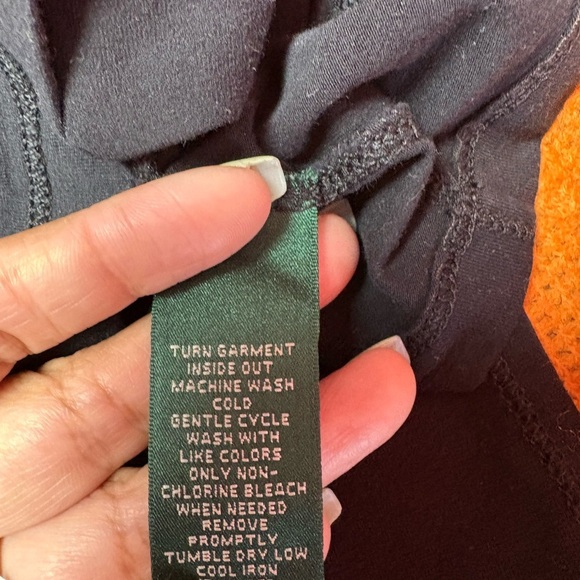 Ralph Lauren Black Fitted 3/4 Sleeve Blouse - Picture 6 of 6